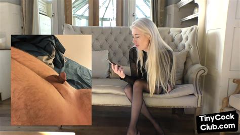 SPH Babe In Stockings N Heels Talking Dirty About Smallcocks