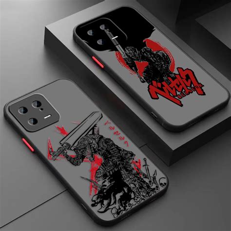 Anime Berserk Guts Desenho Fosco Celular Capa Para Xiaomi T X