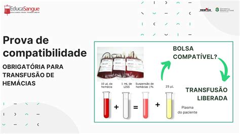 Prova De Compatibilidade Pre Transfusional Meios Salinos Albuminoso E Coombs - Prova De Compatibilidade Pré-transfusional Meios Salinos Albuminoso E ...