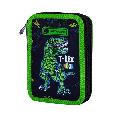 ASTRA ASTRABAG Dvojposchodový peračník s náplňou T REX NEON AC21