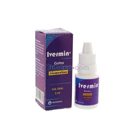 Gotas Ivermin 5 Ml Caja Fybeca