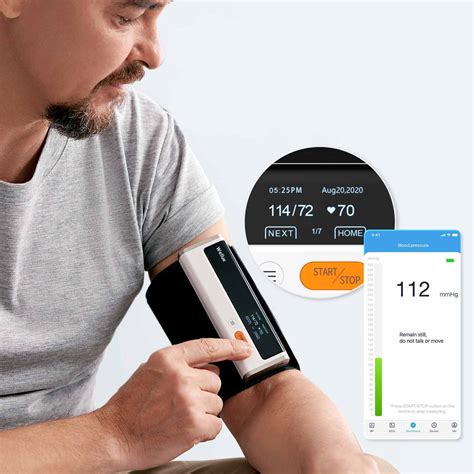 Smart Blood Pressure Monitor with EKG, AI Interpretation for EKG, One