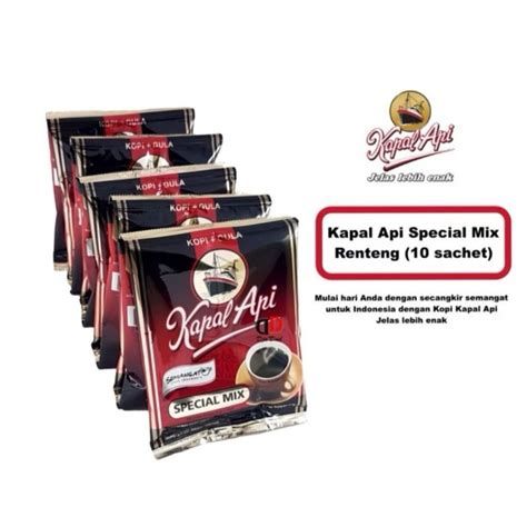 jual kopi bubuk kapal api special mix renteng shopee indonesia