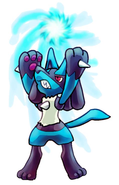 Lucario Used Aura Sphere By Lixydynavolt On Deviantart