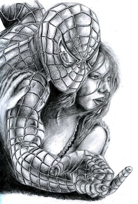 Pencil Drawings Marvel Drawings Marvel Drawings Pencil Spiderman