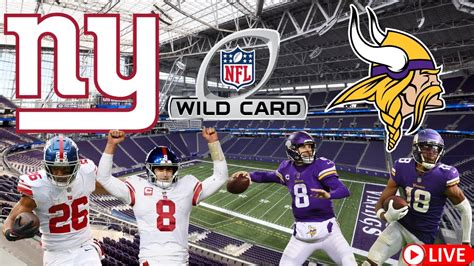 New York Giants Vs Minnesota Vikings Livestream Live Coverage Youtube