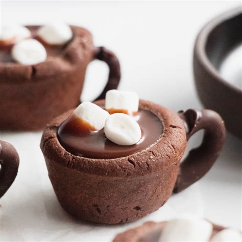 Hot Cocoa Cookie Cups Pretty Simple Sweet
