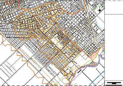 Plan of the Rainwater Network of the City of Trelew in AutoCAD | CAD ...