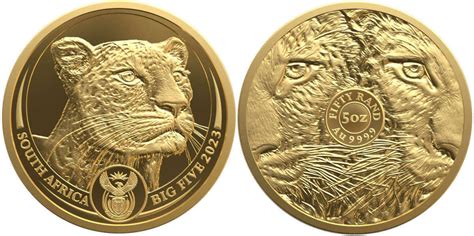 South African Mint Launches Leopard Coins in Second Big 5 Series ...