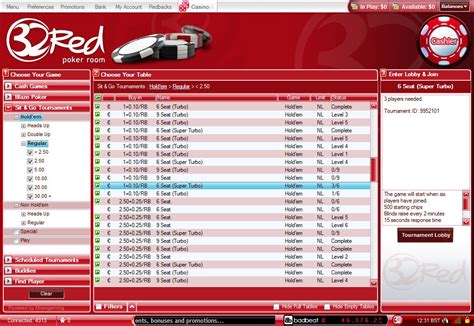 red poker review  bonus     player freerolls