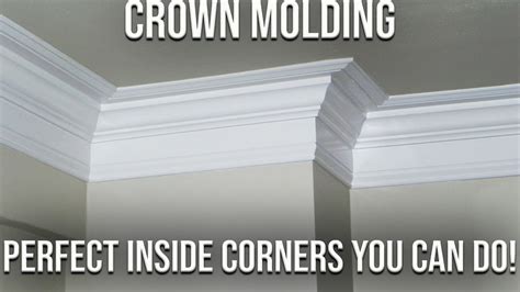 How To Make An Inside Corner Cut On Crown Molding At Renea Murphy Blog