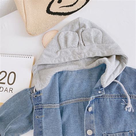 Kinderen Denim Jas Herfst Koreaanse Mode Meisje Co Grandado