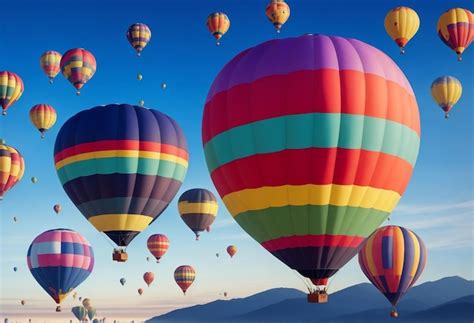 Premium Photo Hot Air Balloon In The Sky