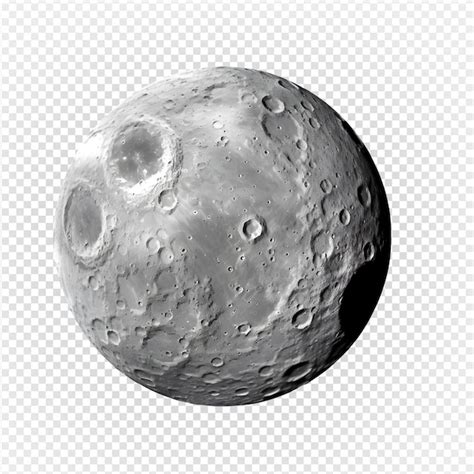 premium psd  moon isolated  transparent background full moon