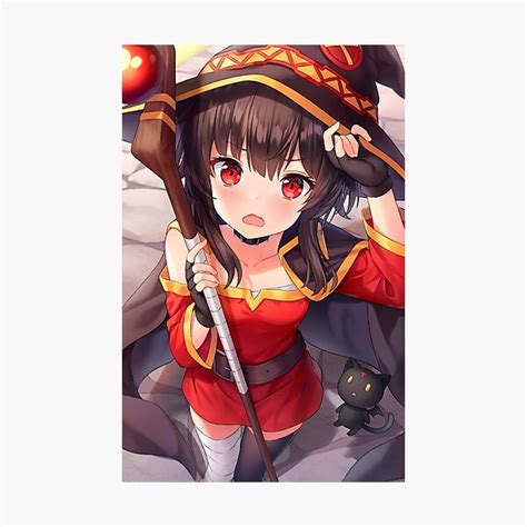 Lámina fotográfica Megumin Butt Thicc Ass Muslos Konosuba Sexy