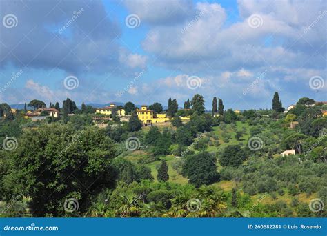 Luxury Villa in Tuscany, Famous Vineyard in Italy Stock Image - Image ...