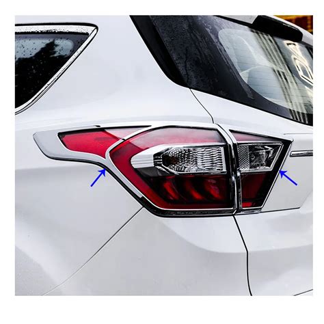 For Ford Kuga Car Detector Abs Chrome Cover Trim Back