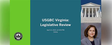 Usgbc Virginia Presents Legislative Review U S Green Building Council