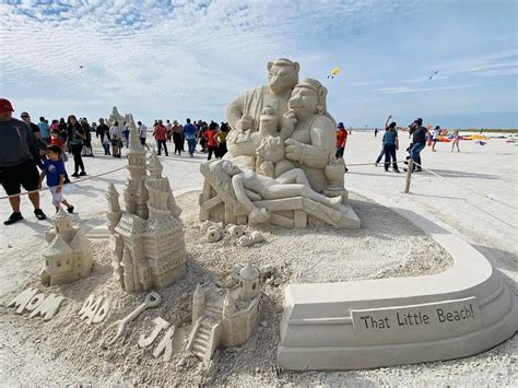 Sanding Ovations Sand Sculptures in Treasure Island Florida