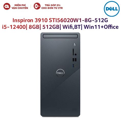 Máy Tính Để Bàn PC DELL Inspiron 3910 STI56020W1 8G 512G i5 12400 8GB