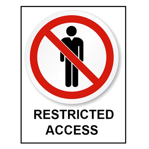 Restricted Access Sign Banner House