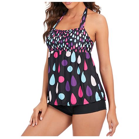 Lyxssbyx Bikini Sets For Women Two Piece Women Sexy Flower Printing Backless Bikini Two Pieces