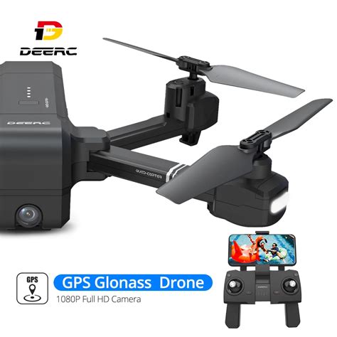 Deerc De25 Drone Gps Glonass Fpv Wifi Rc Drones With Camera Full Hd