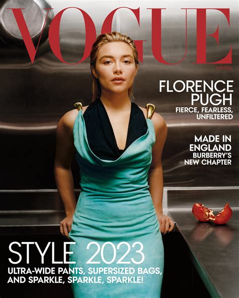 florence pugh covers vogue  winter   colin dodgson
