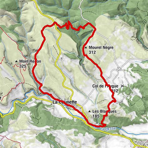 Randonn E La Caunette Le Causse Bergfex Wanderung Tour Okzitanien