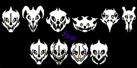 Gaster Blaster Pixel Art