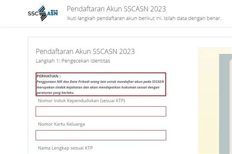 Cara Buat Akun Sscasn Bkn Lengkap Pelamar Cpns Dan Pppk 2023 Wajib