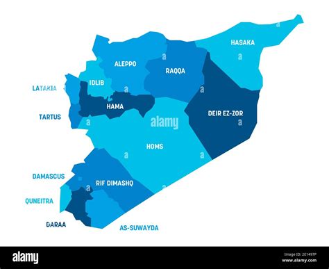 Map of syria hi-res stock photography and images - Alamy