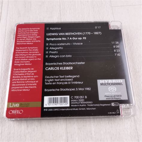 Yahoo オークション 1MC6 CD CARLOS KLEIBER BEETHOVEN SYMPHONIE No