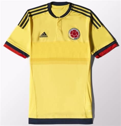 New Colombia Copa America Jersey 2015 Adidas Colombia Home Kit 15 16