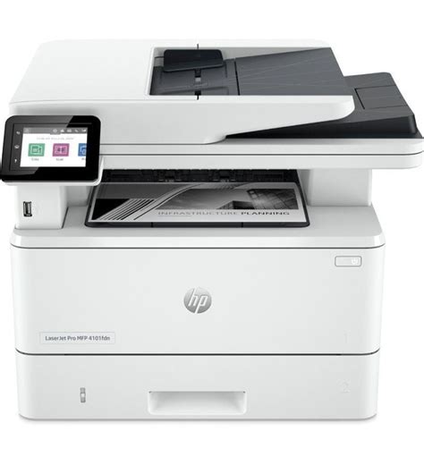 Multifunción Láser Monocromo Hp Laserjet Pro 4102fdn Fax Dúplex Blanca