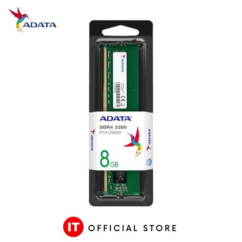 Adata Ddr4 3200 Mhz 8gb 16gb Pc4 25600 Desktop Ram Shopee Philippines