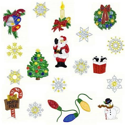 Christmas Applique | Machine Embroidery Designs By Sew Swell