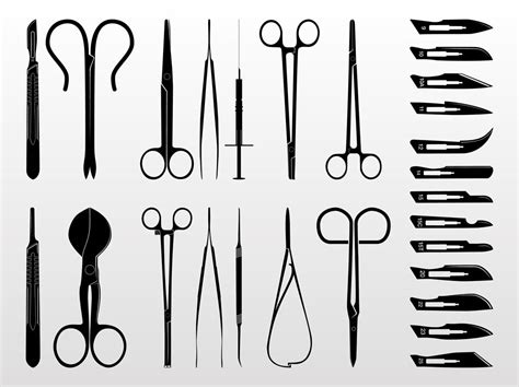 Medical Tools Vector Vector Art Graphics Freevector