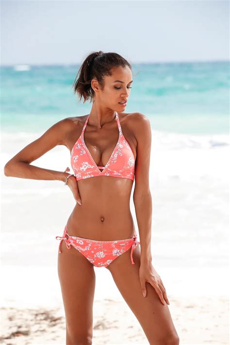 Sunseeker Bikini Hose Ditsy mit seitlichen Bindebändern und