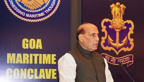 Defence Minister Rajnath Singh Advocates Multinational Collaboration For Maritime Challenges