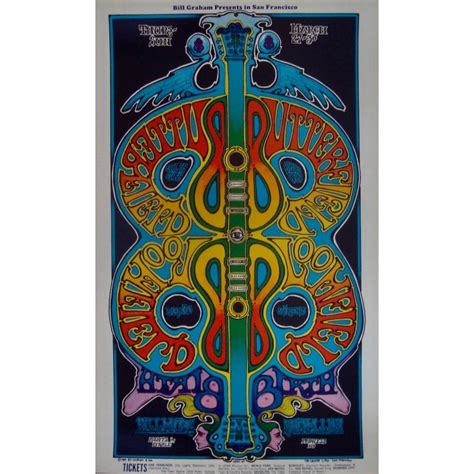 Butterfield Blues Band Fillmore West Bg Concert Poster