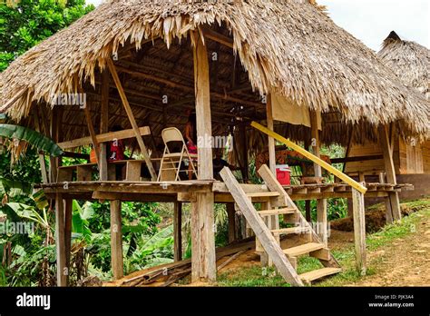 Chagres National Park Panama April 22 2018 Native Embera People