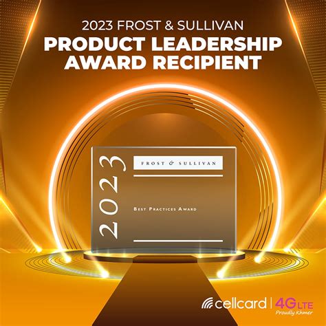 Cellcard Recognised With Frost Sullivan Product Leadership Award