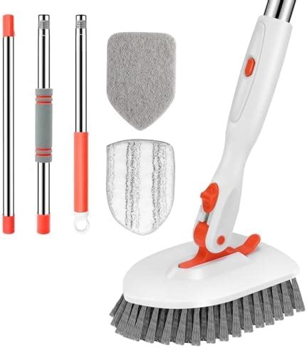 Setsail Floor Scrub Brush 3 In 1 Tile Tub Floor Scrubber With 52 Inch