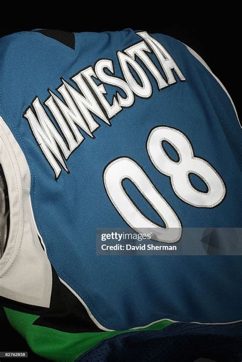 Studio images of the new Minnesota Timberwolves uniform on August 15 ...