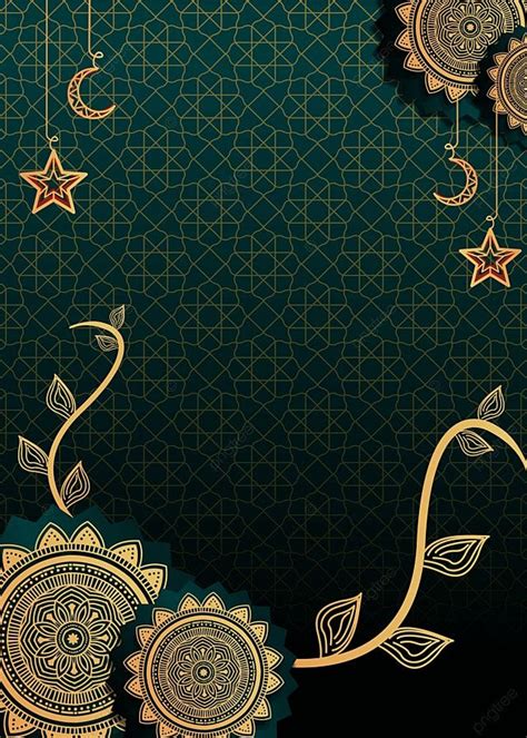 Islamic background green mandala patern – Artofit