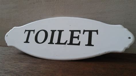 Vintage "Toilet" Sign – Trinity Vintage Home