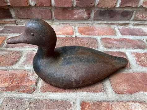 Antique Cast Iron Sink Box Hunting Decoy 5667