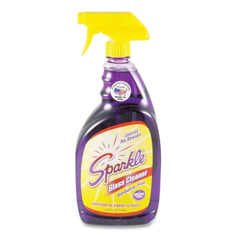 Sparkle Glass Cleaner 33 8oz Spray Bottle