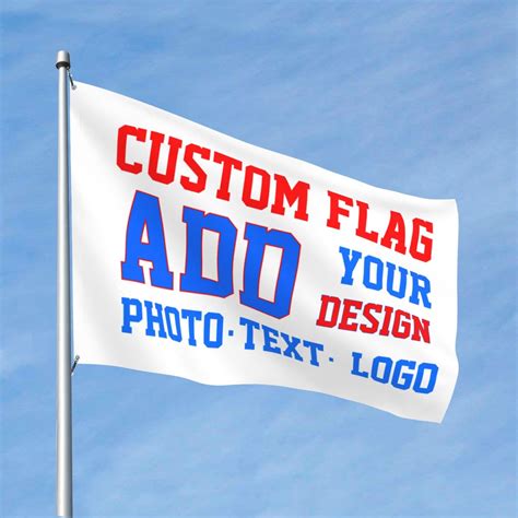 Custom Flag 2x3FT Personalized Flag Custom Outdoors Flag Add Your Own